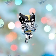 Charm Pandora Marvel Wolverine Disney in argento 925 X-Men Avengers