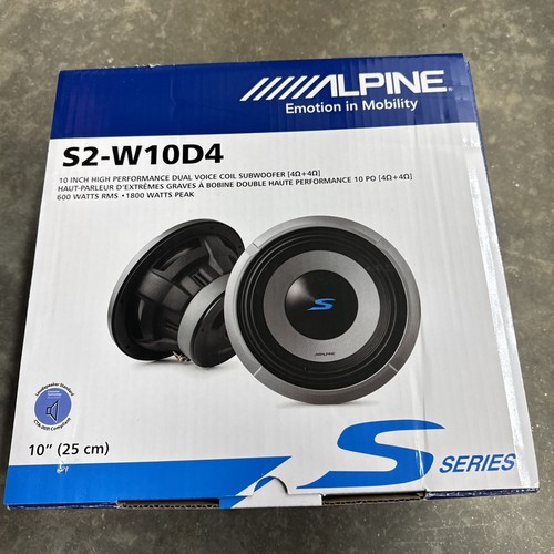 Alpine w10d4 car audio - alpine,