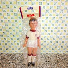 PUPAZZO BAMBOLA EFFE  RIVA CAGLIARI 1971 SIGILLATO/BLISTER CALCIATORI 37 cm ORIG