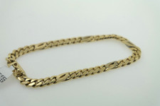 18k Solid Cuban Style Bracelet