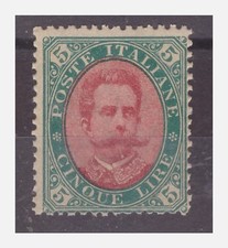 REGNO 1889 - RE UMBERTO 5 Lire