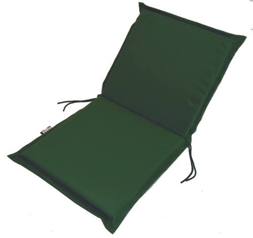 Cuscino verde schienale basso - verde,