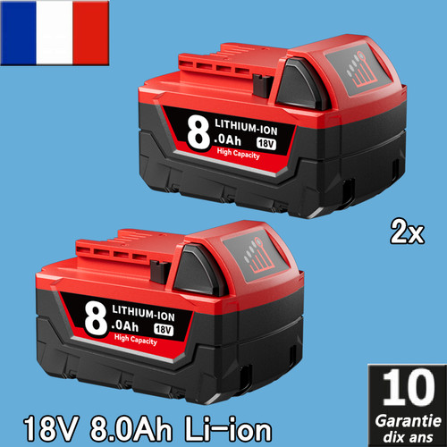 18v pour batterie - 18v, milwaukee