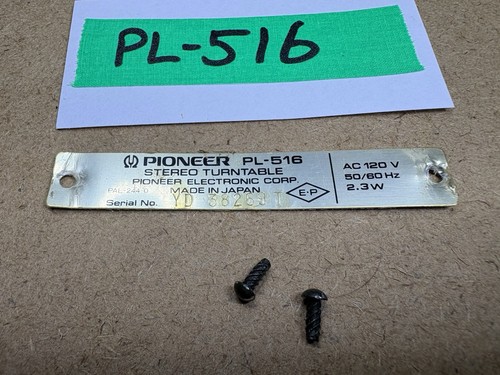 Pioneer 516 parte - pl-516, (può