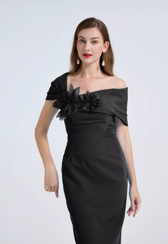 Vestito tubino nero elegante - vestito,