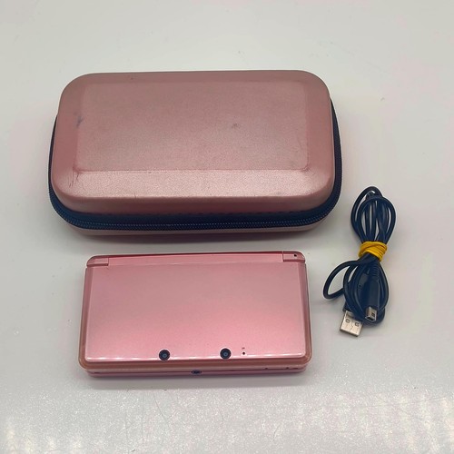 Console nintendo 3ds pink rosa - console,