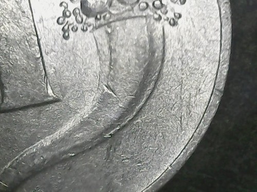 Lira 1955 errore segni - 1,