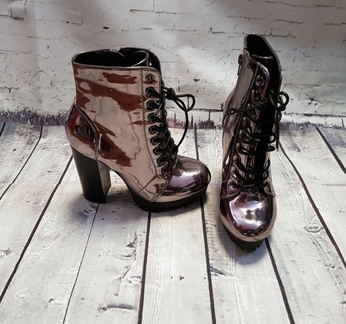 Stivali platform argento anni