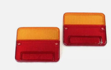 VETRI PLASTICHE FARI FANALI COPPIA POSTERIORI PER APE 50 POKER PIAGGIO RP-429