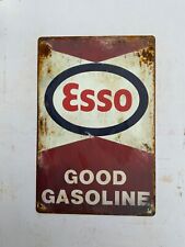 Insegna in metallo Esso Good Gasoline   20x30