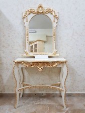 CONSOLLE E SPECCHIO IN LEGNO