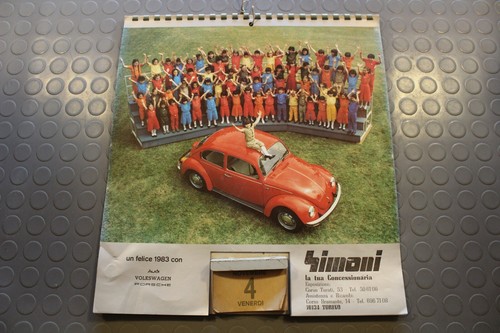 Calendario 1983 volkswagen - calendario,
