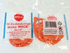 50x WECK RR60 54x67 anello di