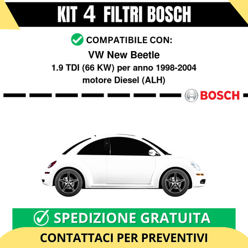 Kit bosch filtri tagliando - bosch,