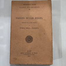 Saggio sullo hegel benedetto - sullo,