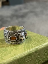 Gucci testa di tigre argento