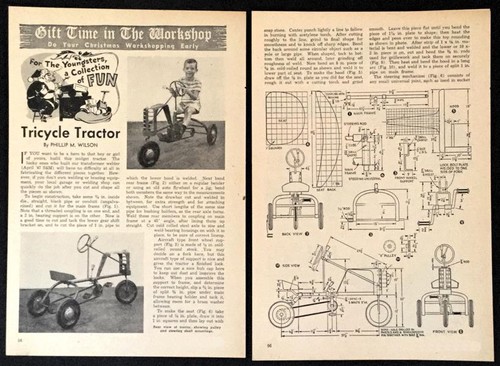 Triciclo trattore 1949 - triciclo,