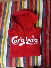 2 Felpe con zip e cappuccio da uomo Carlsberg taglia XL