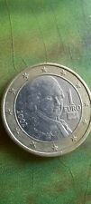 Moneta 1 Euro Austria Mozart  1^ serie, anno 2002  RARA MOLTI DIFETTI  CONIO