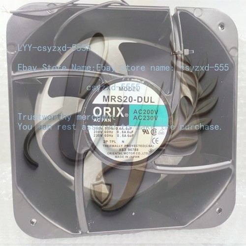 Orix mrs20 dul - ventola, di