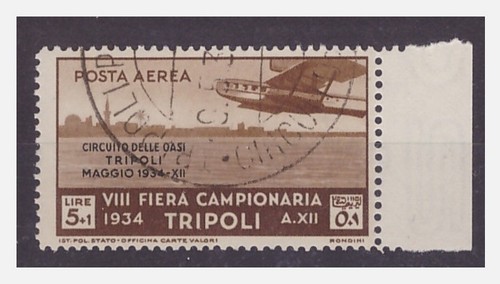 Tripolitania 1934 posta - -,