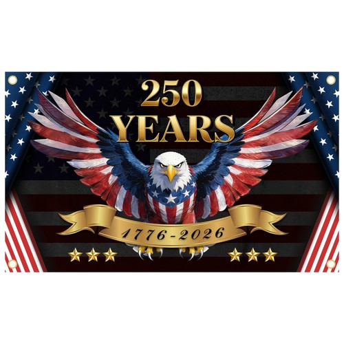 Bandiera usa 250 - bandiera, 250°