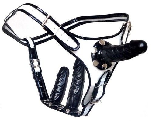 Strap triplo dildo - strap-on,