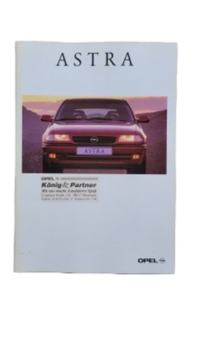 Opel astra depliant catalogo - astra,