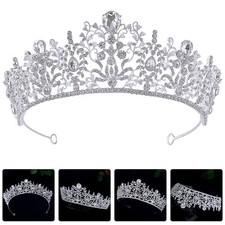  Cerchietto Sposa Matrimonio Coroncina Corona Di Strass Banca Del