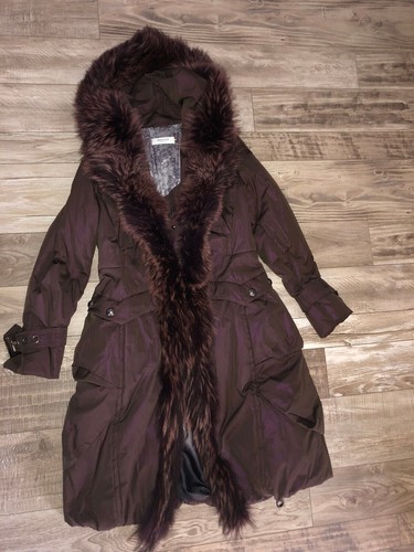 Cappotto marrone pelliccia - +,