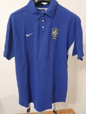 Maglia Brasile vintage polo blu no inter juve roma lazio milan