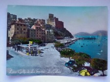 LERICI La Calata pompa benzina AGIP La spezia vecchia cartolina