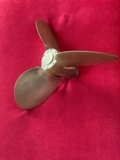 MAX PROP Elica per barca linea d'asse tripala ,attacco da 24 mm ( 1" ) come nuov