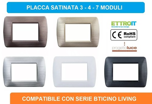 Placche satinate compatibili - placche,