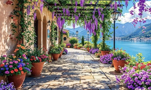 Murales per giardino - 3d,