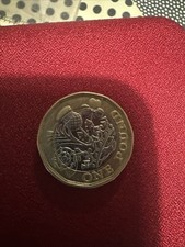 moneta rara One Pound sterlina