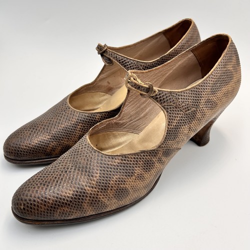 Scarpe vintage anni - 30, pitone
