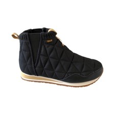 Teva Women's ReEmber Mid Black / Birch Slip On Ankle Boots 1123431