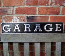 GARAGE sign garage cast sign