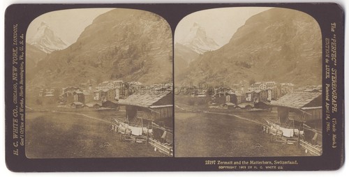 Zermatt suisse stereo antico - suisse,