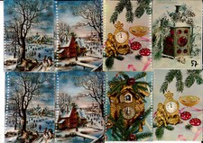 CARTOLINE 10 PZ. NATALE NEVE