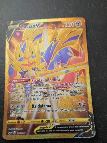 Carta pokémon rara - carta, zacian
