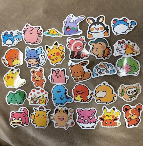 Set adesivi pokemon pezzi - set, 30