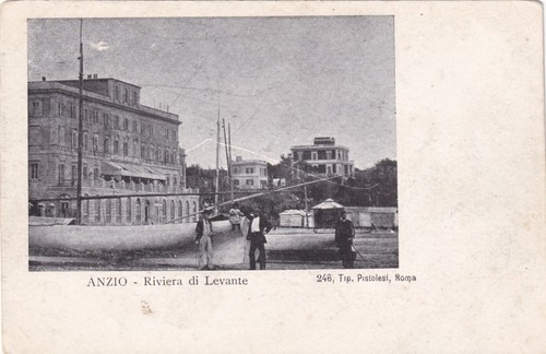 Cartolina roma anzio - ,anzio,