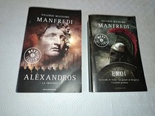 2 Libri Valerio Massimo Manfredi Alexandros La Trilogia E Eroi Mondadori 