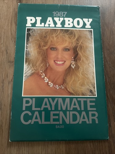 Playboy calendar 1987 vintage - playboy,