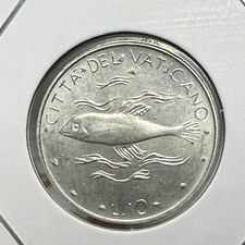 1973 ITALY VATICAN 10 LIRE