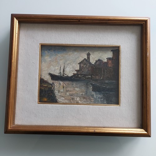 Quadro olio tela agostino - quadro,