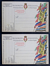 WW1 - 2 cartoline Regio