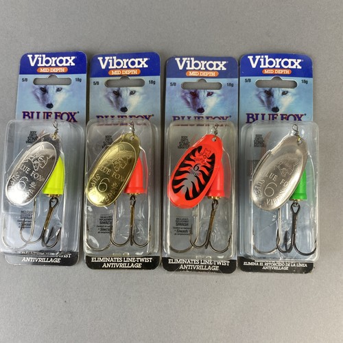 Spinner vibrax blue fox taglia - spinner,